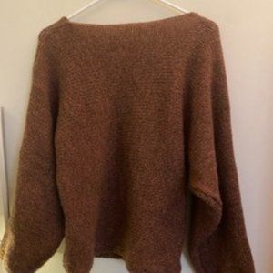 Handmade Crochet Boatneck Sweater
